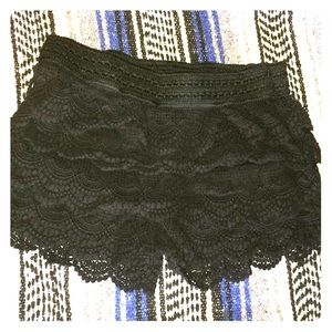 Lace shorts